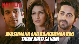 Ayushmann and Rajkumar Rao Try To Fool Kriti Sanon! #BareillyKiBarfi