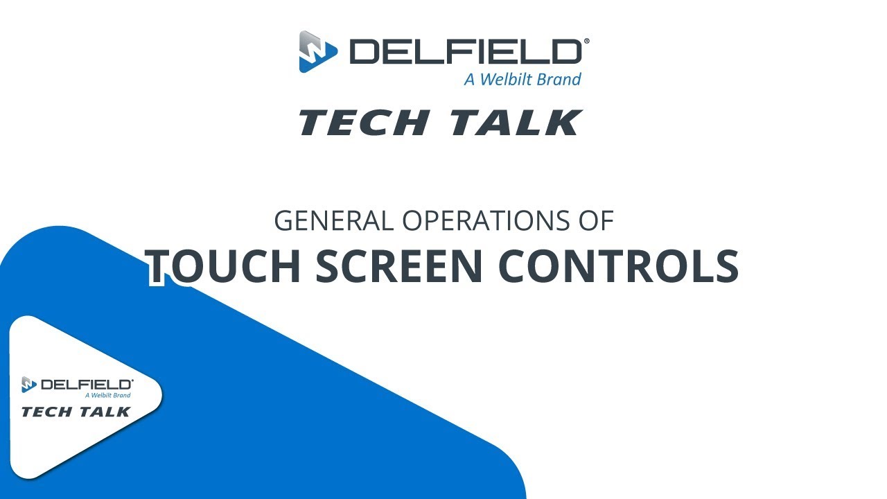General Operation of Touch Screen Control Units - YouTube
