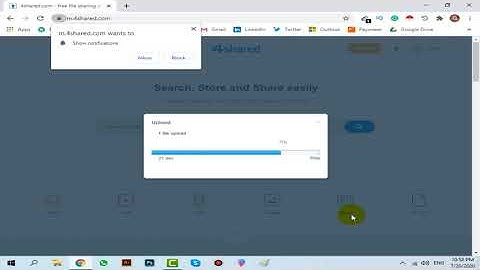 How to uplpad file on 4shared