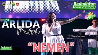 Nemen Arlida Putri Feat Recoustic Opening Specta Badminton 2024 GOR USM Semarang