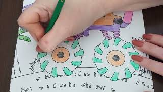 ASMR Robots and Cars Coloring Book 11 screenshot 4