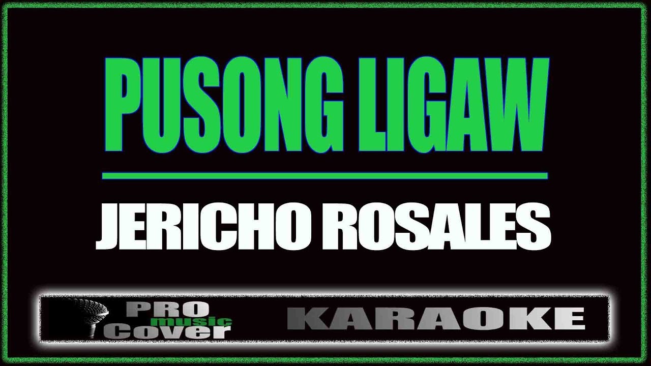 ⁣Pusong ligaw - Jericho Rosales (KARAOKE)