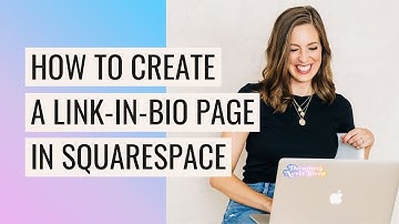 How to Create your OWN Instagram LINK IN BIO page in Squarespace