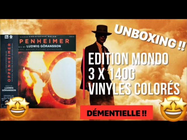 OPPENHEIMER • EDITION MONDO • 3 VINYLES COLORÉS • LA MEILLEURE SOUNDTRACK  DE L'ANNÉE ? • UNBOXING !! 