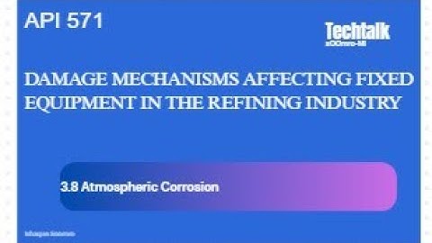 API 571 Damage Mechanisms