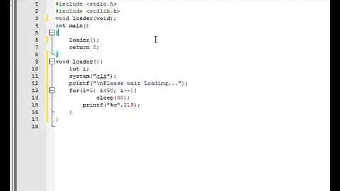 Progress Bar using C language
