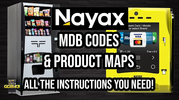 Nayax Kartenleser! MDB-Codes erhalten und Produkt-Mapping einrichten!