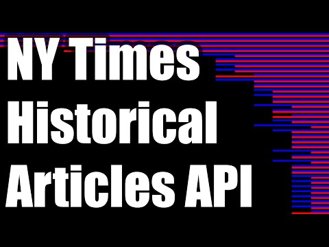 Scraping Historical Election Coverage from The New York Times Data API - Keyword & Article Analysis