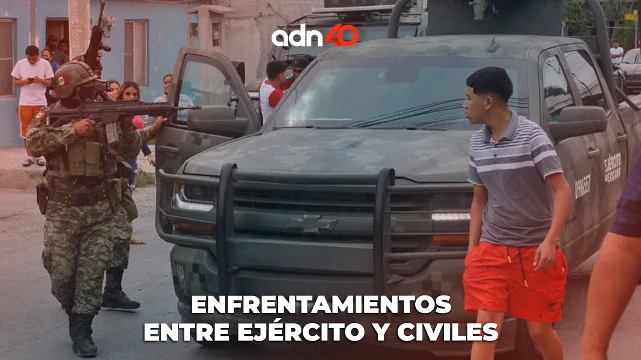 Civiles agreden a uniformados en Nuevo Laredo Tamaulipas