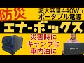 軽くて、スマートで、パワフルな『ポータブル電源』！！一家に一台備えとけばけ！！【開封動画】（Lacita enerbox 01 / ラチタ/ 台風 / 地震 / 災害対策）