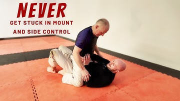 NEVER Get Stuck In Mount Or Side Control Again! Detailed Breakdown!
