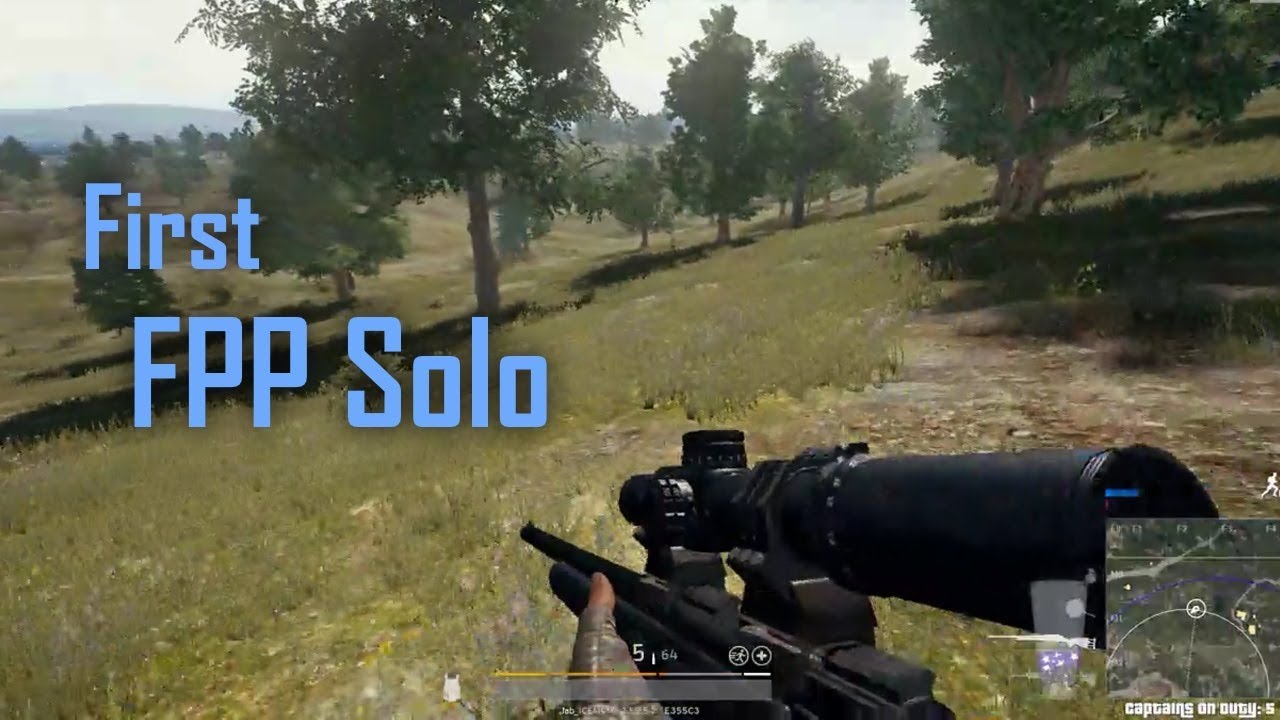 First Fpp Solo First Win Pubg Youtube