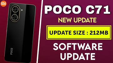 POCO C71 New Update 2025🔥 | Poco C71 Me Latest Update Kaise Kare? Full Guide!