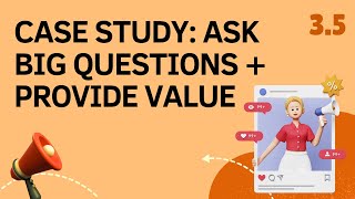 Famous SMM Level 1 Module 3 Lesson 5: Case Study: Case Study: Ask Big Questions + Provide Value Profile