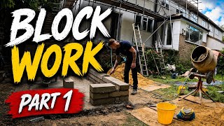 Building a Concrete Block Shed From Scratch! | Part 1