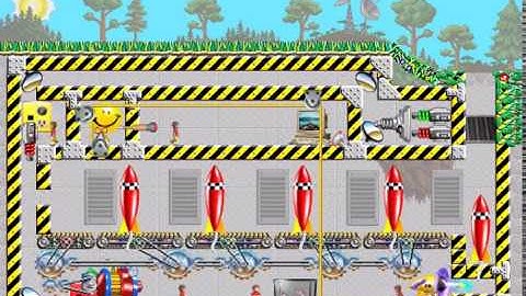 Underground rocket launcher facility (Incredible Machine - Even more Contraptions)