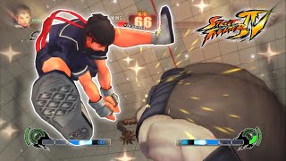 Sakura vs Rufus (Hardest) | Street Fighter IV