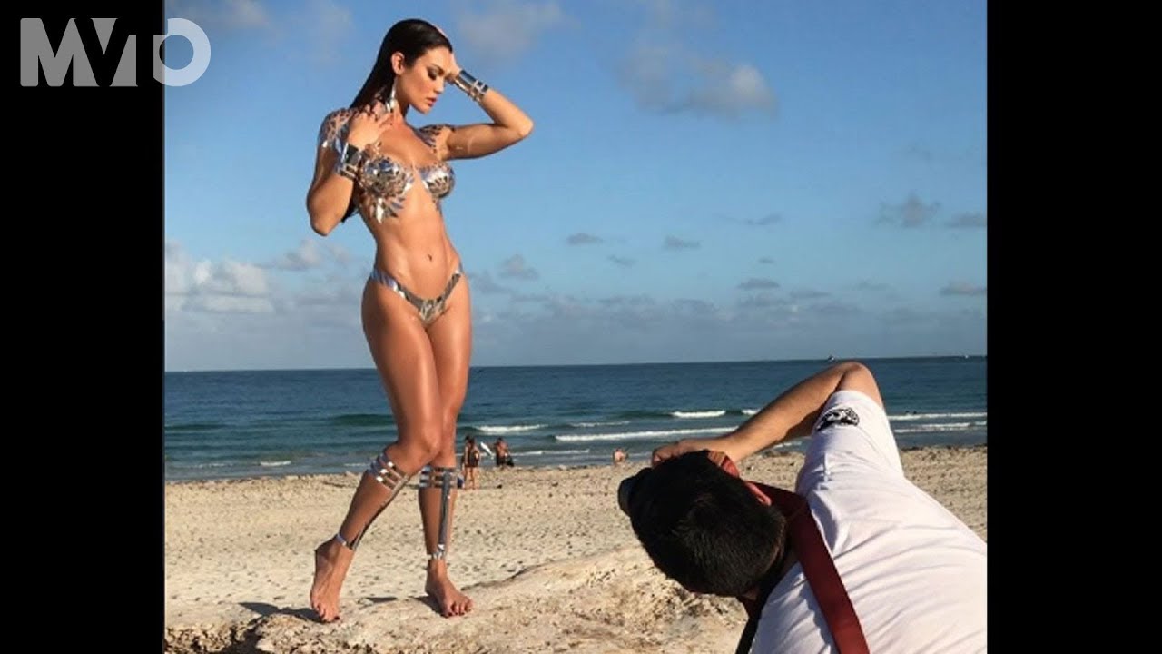 Zuleyka Rivera posÃ³ casi desnuda en la playa | The MVTO - YouTube