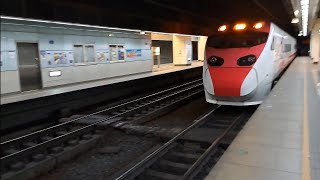 5250次樹林發車經由花東線開往玉里的國慶連假加班TEMU2018+TEMU2017普悠瑪自強號，和136B次南港發車經由西部幹線迴送樹林調車場的八輛二編組TEMU2000型普悠瑪自強號