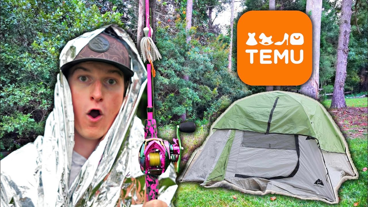 Testing The ULTIMATE Fishing & Camping Gear From TEMU (Budget) 