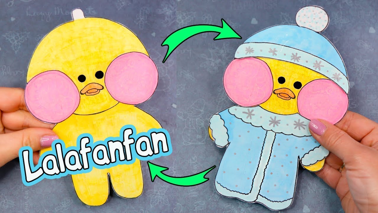 How to Draw Paper Duck Clothes 