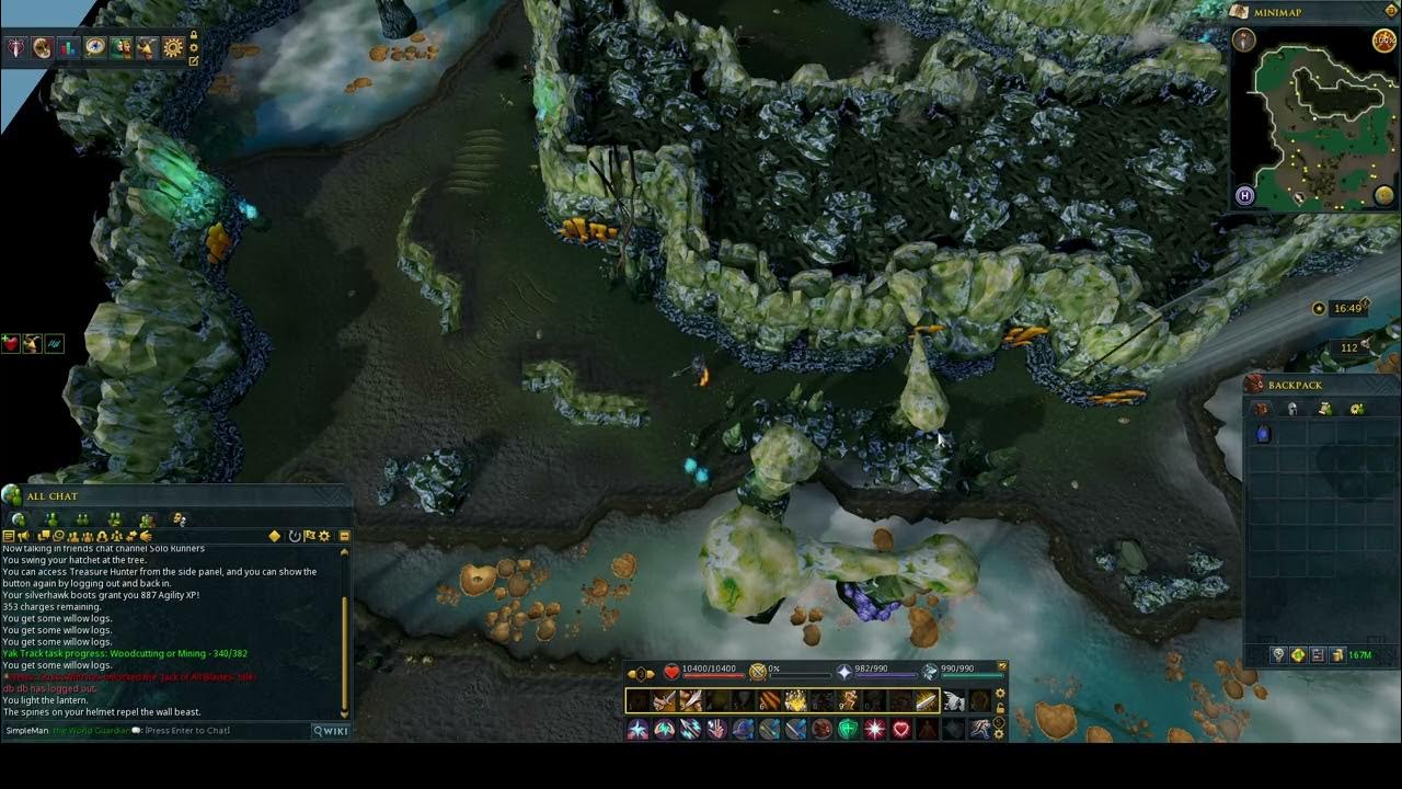 RuneScape 3 - Cave Slimes & Frogs - YouTube