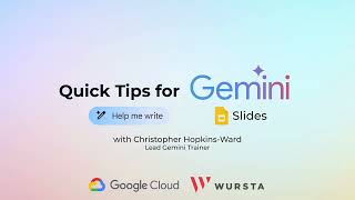 Quick Tips for Gemini: Enhancing Google Slides with Gemini!