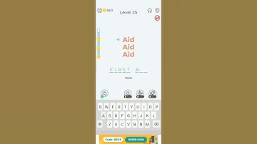 Dingbats level 25 aid aid aid solution