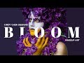 Violet Floral Makeup Tutorial | Avant-Garde Beauty Photoshoot