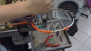The Most Sophisticated Fastest Racket Stringing 2018 in just 8 minutes