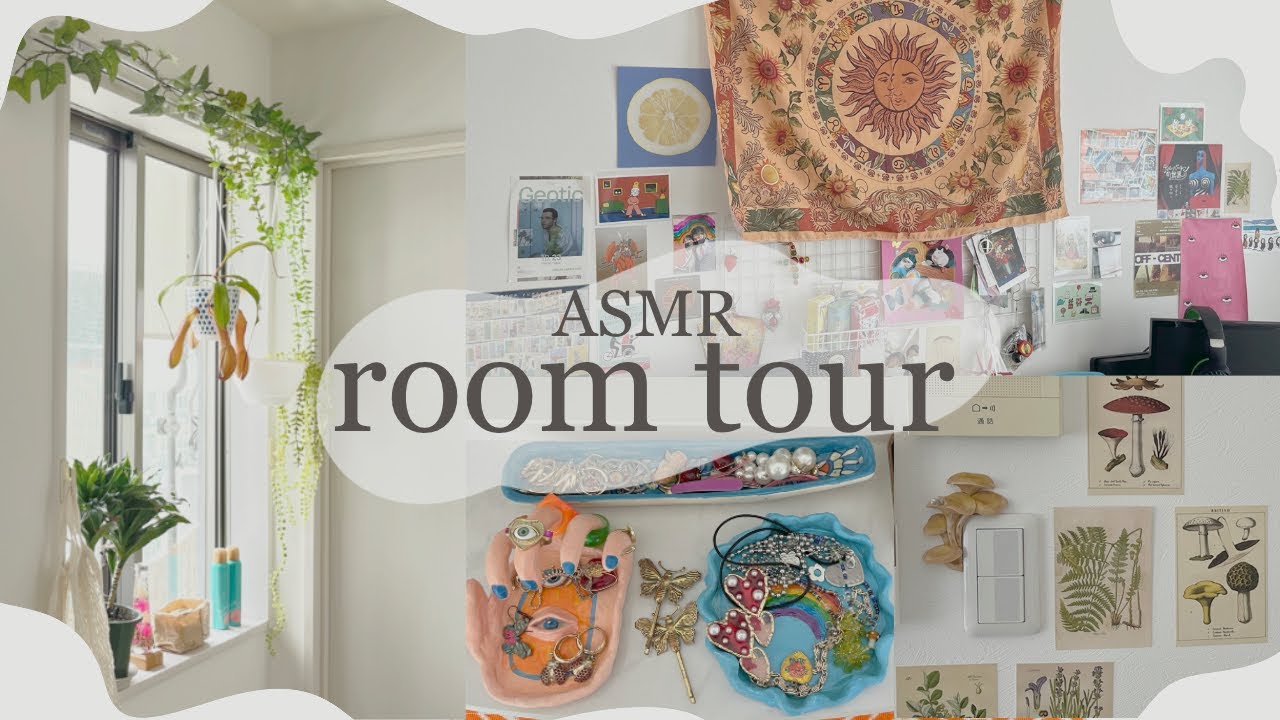 【ASMR】私のこだわり部屋を囁きながら紹介するよ｜ルームツアー,ささやき声,room tour