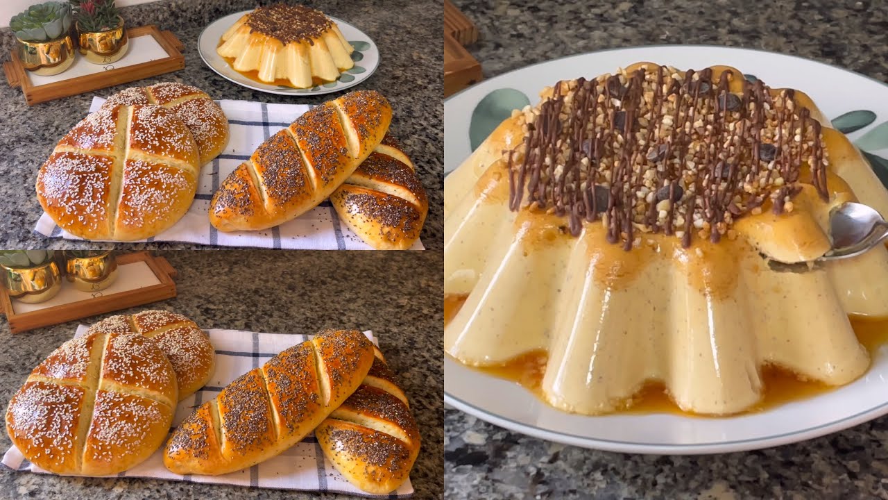 خبز رمضان اخف من ريشة وتحلية لا تقاوم 🌛تحضير لي سحور أول يوم رمضان