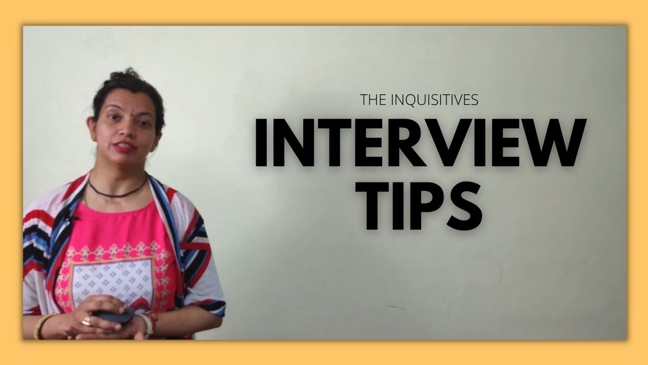 Interview Tips YouTube