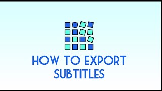 How To Export SRT Subtitles from Storylines