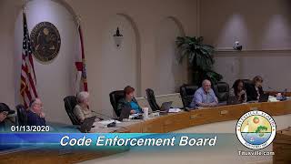 Code Enforcement Board — 1/13/2020 - 2:00 p.m.