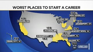 VIDEO: Connecticut cities among the worst in terms of starting a career