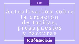 Actualización Fotostudio: Facturas y presupuestos más claros y seguros screenshot 5