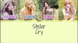 Stellar - Cry [Eng/Rom/Han] Picture   Color Coded Lyrics