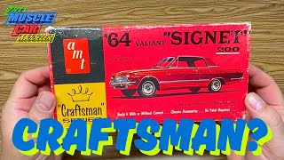 AMT 1964 Plymouth Valiant Signet 200 Craftsman Series Kit Review, History and Contents