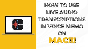 How to Use Live Audio Transcription in Voice Memos App on Mac in macOS 15 Sequoia