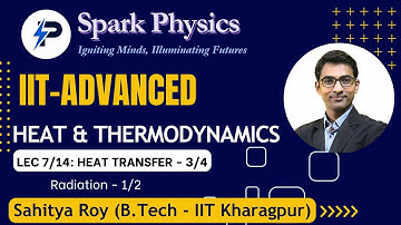 Heat & Thermodynamics Lec 07/14 | Spark Physics:IIT-Advanced Series| Class XI | Sahitya Roy(IIT KGP)