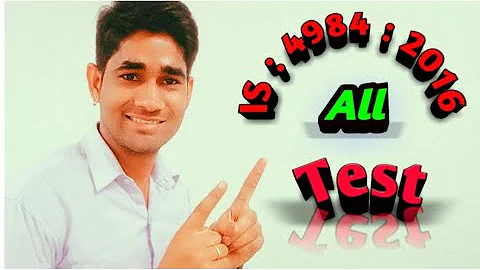 Hdpe pipe all test, all test of hdpe pipe,