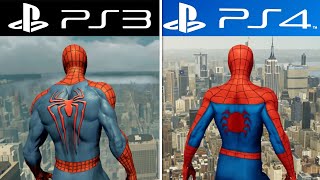 Spider-Man PS3 vs. Spider-Man PS4 | Graphics & Gameplay Comparison.