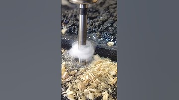 Drilling 1/2" HOLE using Forstner drill bit to insert waterflow tube