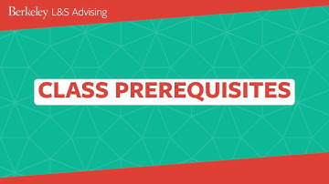 Course Prerequisites - UC Berkeley L&S Enrollment Hacks