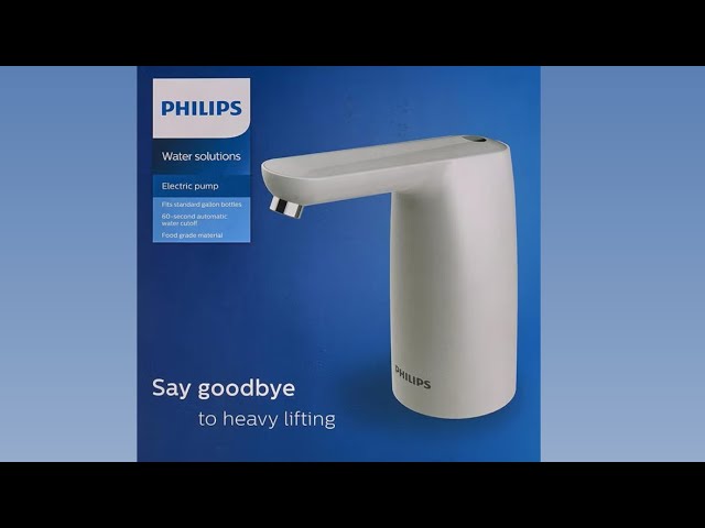 Philips, Water Pump, Rechargeable, Automatic Water Cutoff Prevent Overflow.  - eXtra Saudi