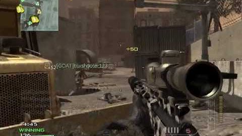 MW3-Silenced MSR survival