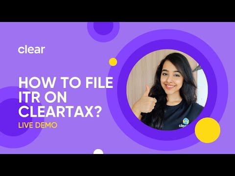 How To File ITR On ClearTax? | FY 2021-22 | LIVE  DEMO