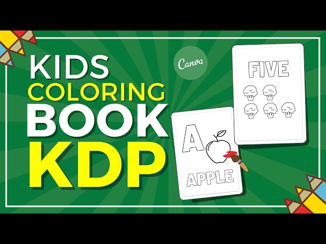 Download How To Create A Kids Coloring Book Numbers And Letters Interior Using Canva Youtube SVG Cut Files