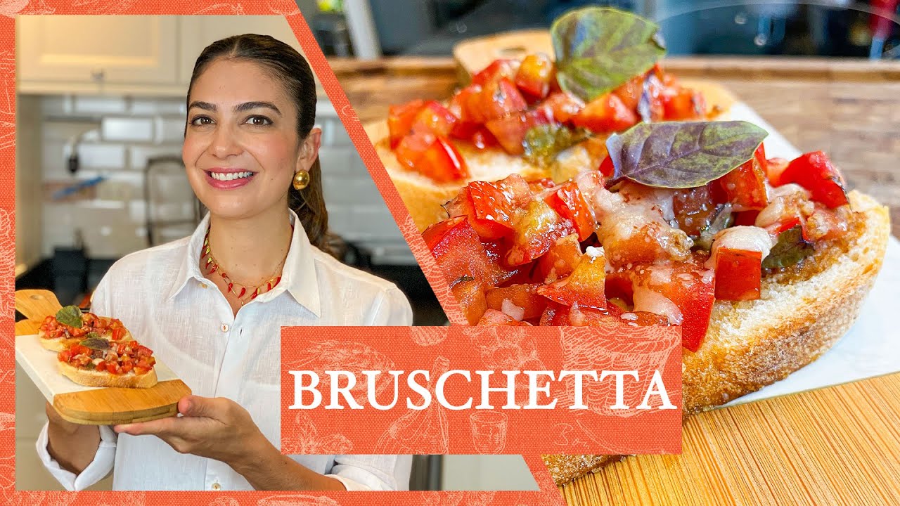 BRUSCHETTA DE TOMATE RÁPIDA E DELICIOSA